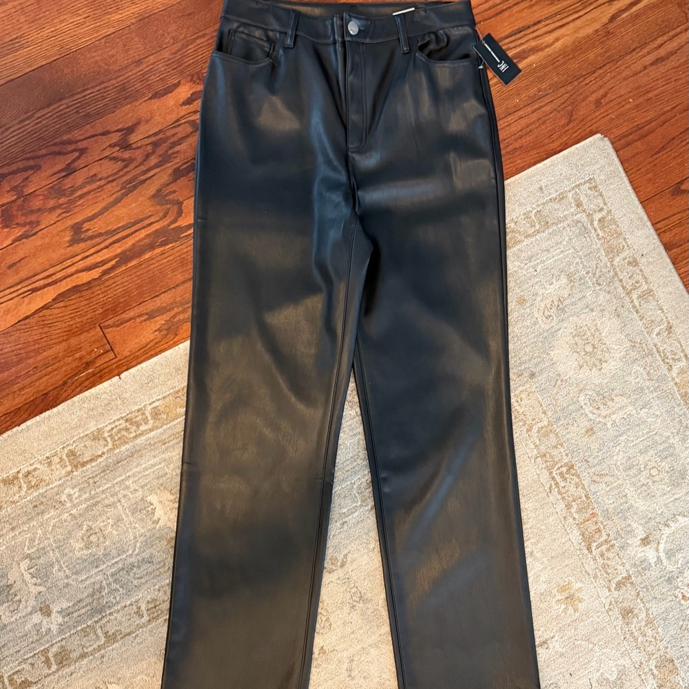 INC International Concepts Black Straight Leg Pants
